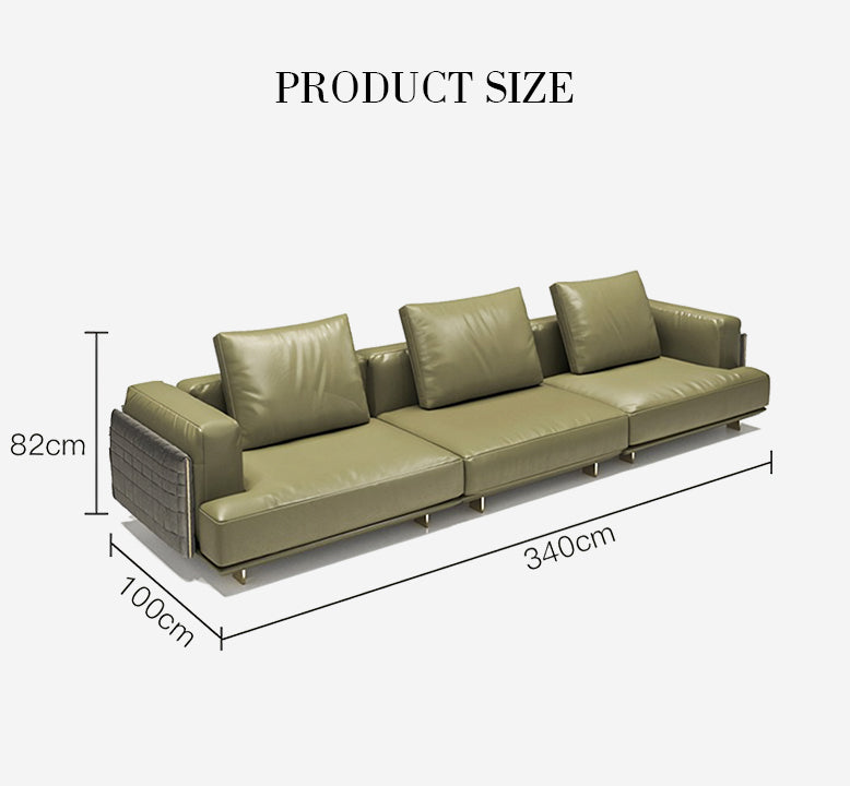 Ortiz Two Seater, Three Seater Sofa, With Storage, Real Leather