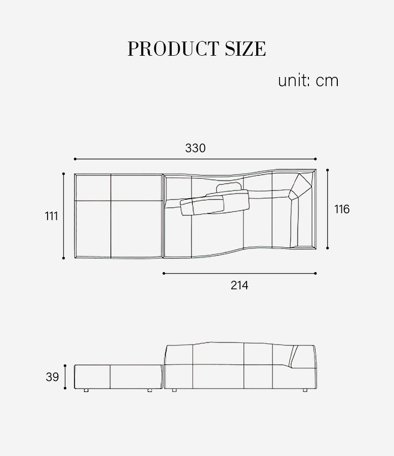 Guzman Three Seater, Four Seater Corner Sofa, Curved Sofa