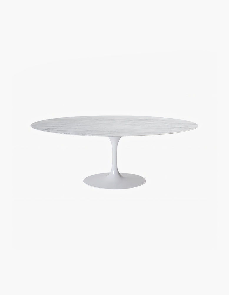 Masuda Oval Dining Table, Marble
