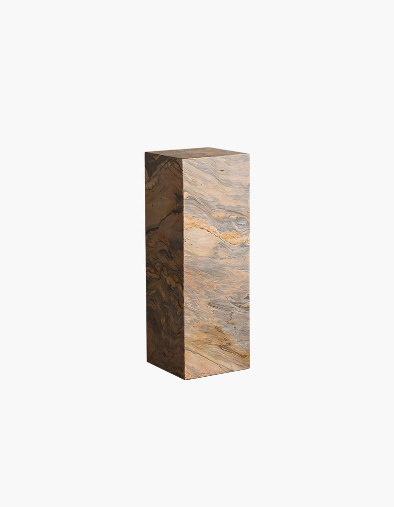 Solara Plinth/Side Table, Marble