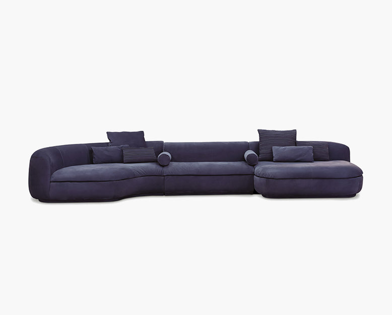 Nakamura Curved Sofa, C Shape Sofa