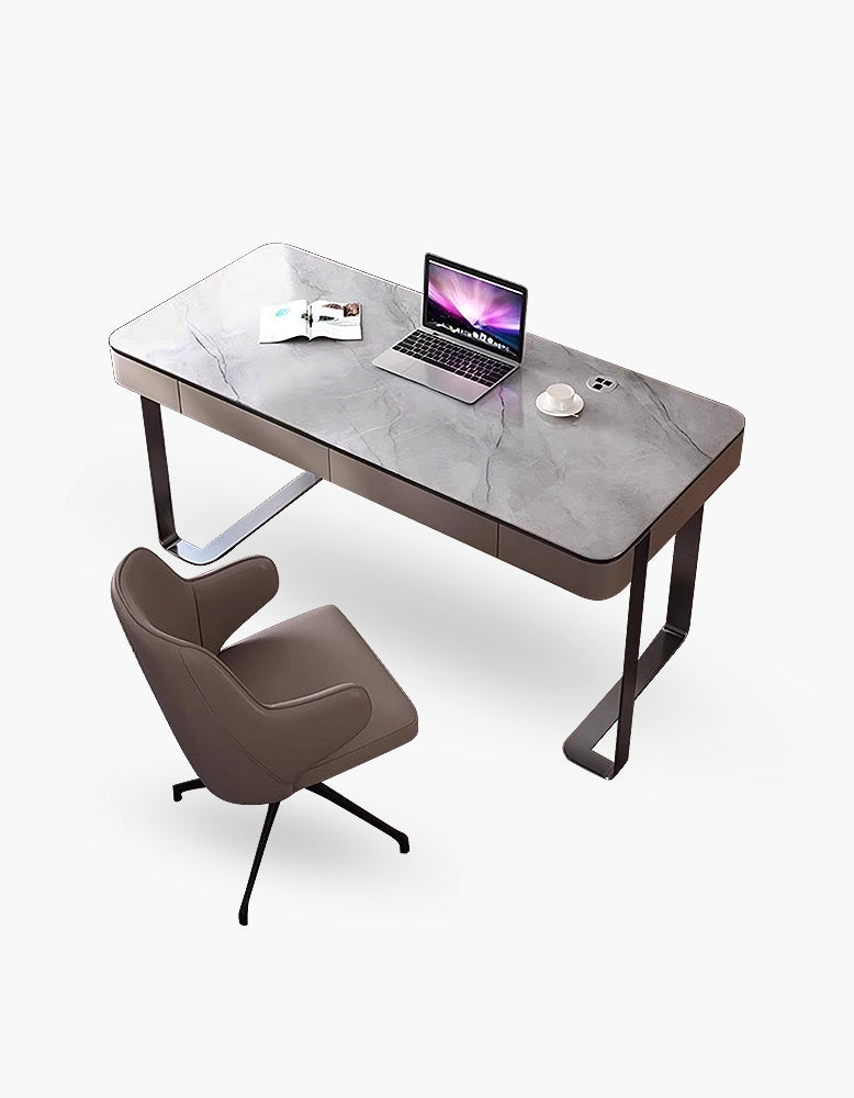 Hanna Office Desk, Sintered Stone