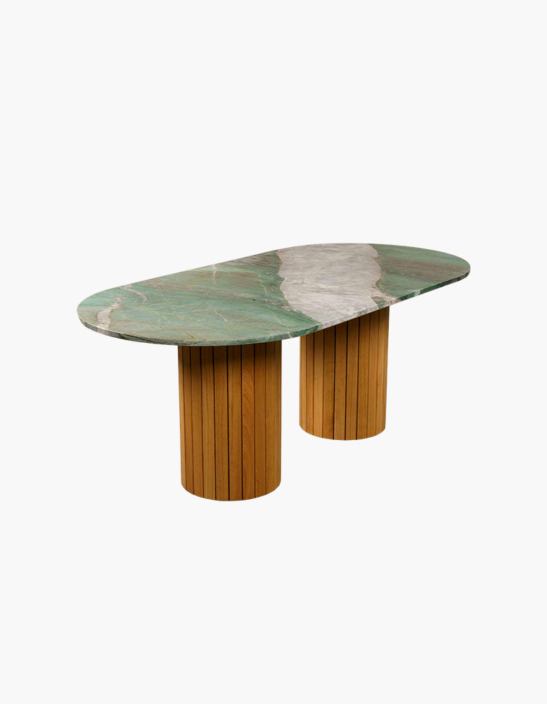 Ionescu Oval Dining Table, Marble