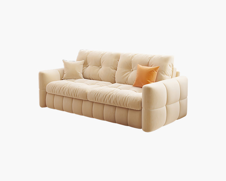 Kim Two Seater Sofa Bed, Suede