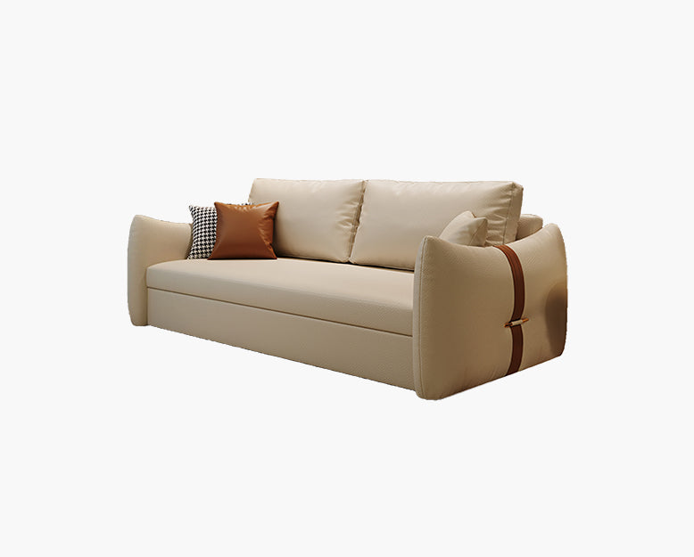 Tanak Two Seater Sofa Bed, Leathaire, More Colours