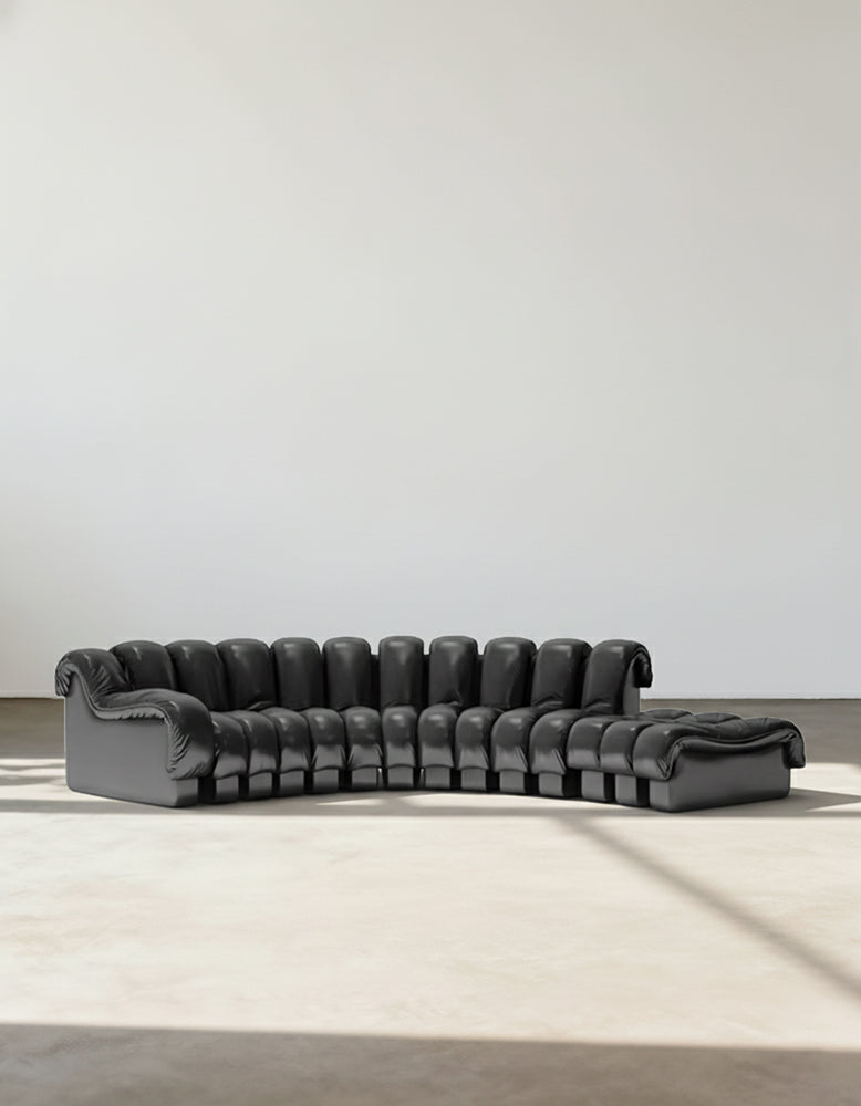 Robinson Four Seater, Five Seater Sofa, Piano Key Curved Sofa