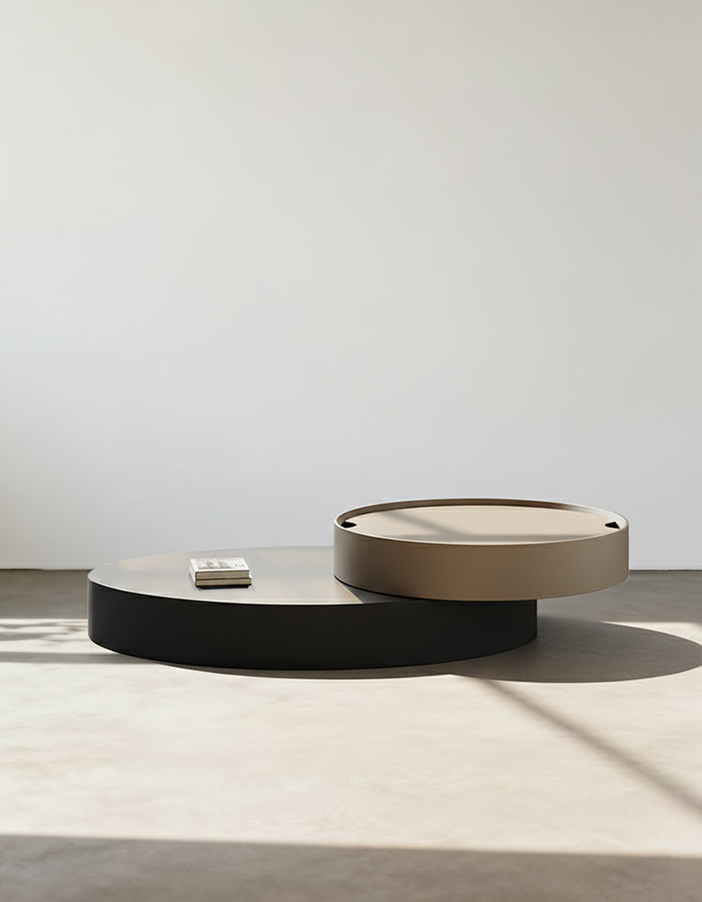 Sandoval Low Coffee Table Set With Storage, Wood