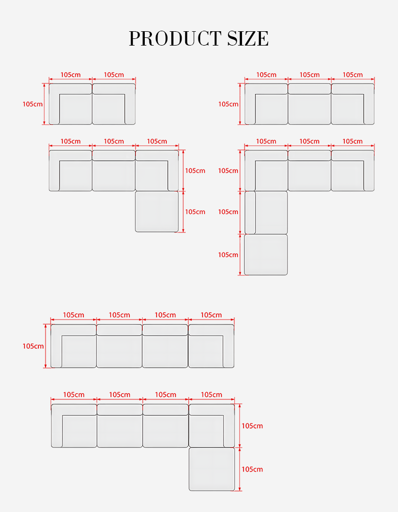 Aidan Two Seater Sofa, Three Seater Sofa / Four Seater Sofa, Linen