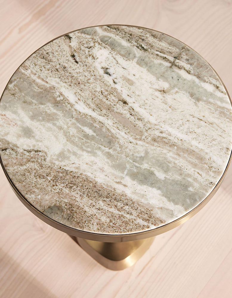 Bozkurt Side Table, Marble