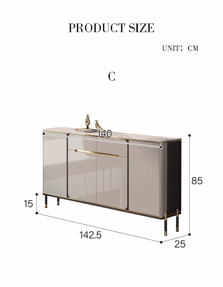 Kavya Hallway Sideboard, 2 Door Sideboard, More Sizes