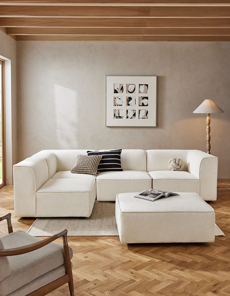 Van Dyke Modular Sofa, Three Seater Corner Sofa