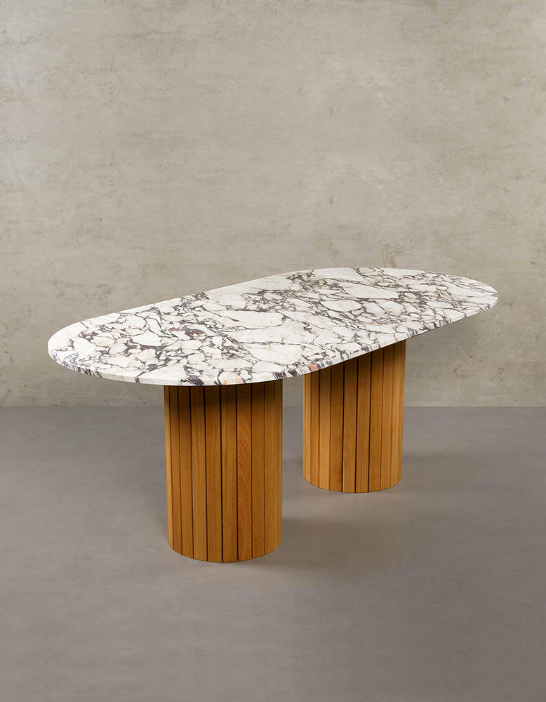 Ionescu Oval Dining Table, Marble