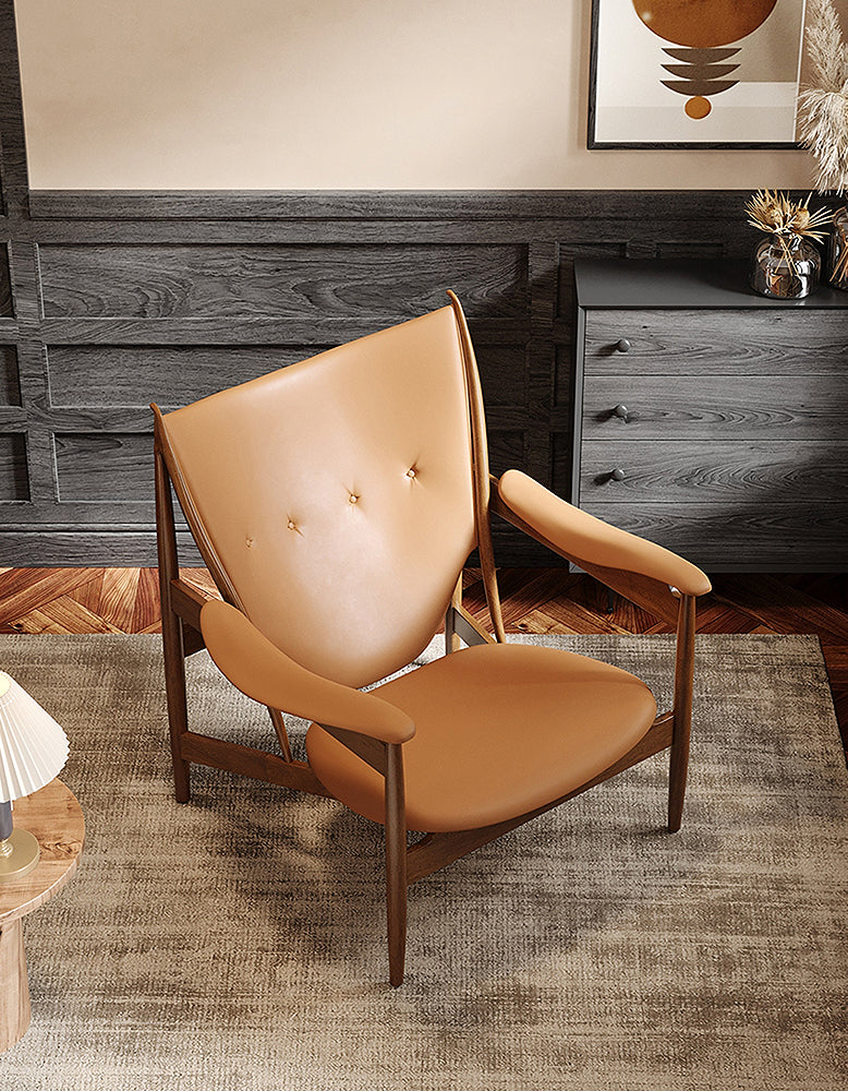 Zelenko Lounge Chair, Leather Armchair