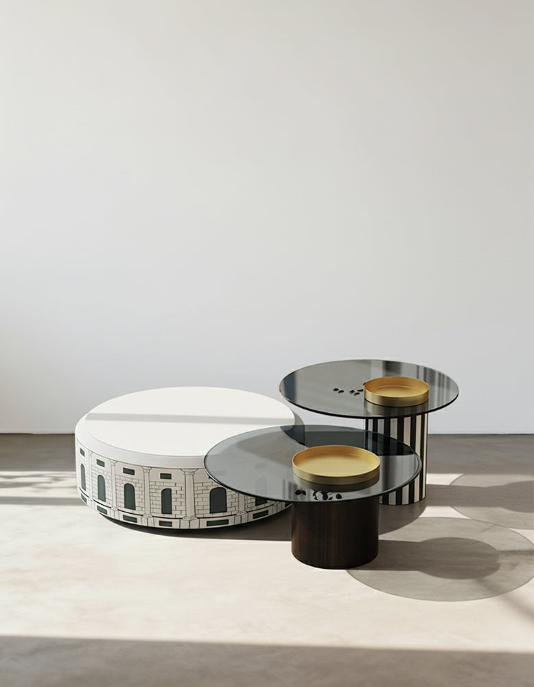 Calloway Nesting Coffee Table Set, 3 Tables