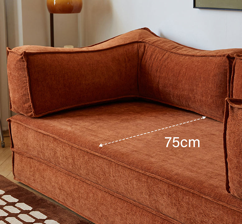 Garcia Foldable Lazy Sofa Bed For Lounging, Corduroy