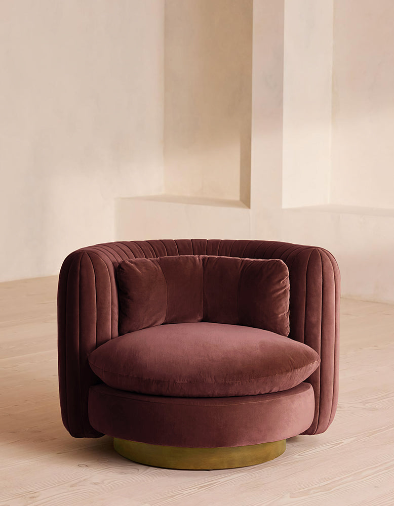 Dino Armchair, With Swivel Base