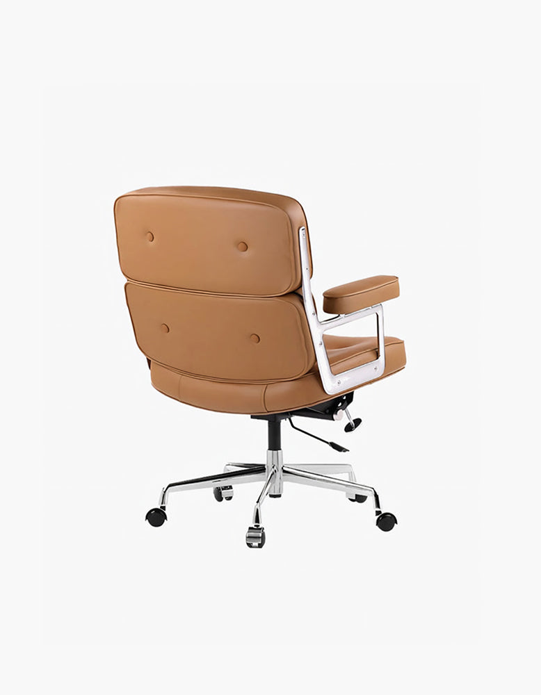 Classic LO8 Executive Office Chair - Tan Brown Leather