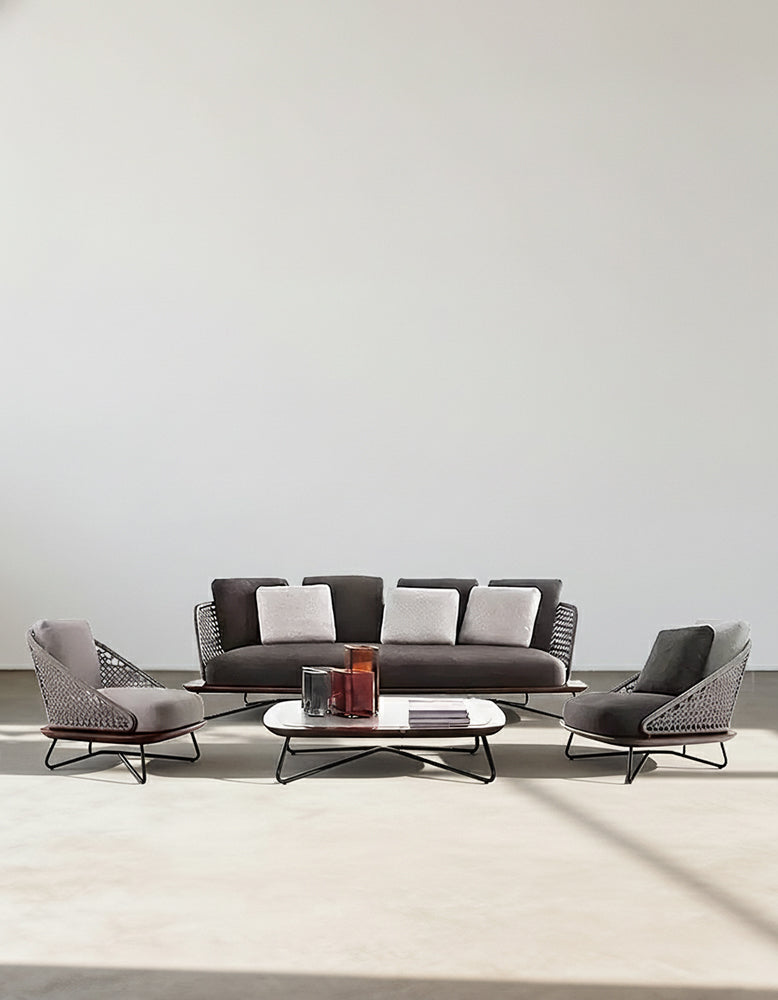 Zarina Outdoor Sofa Set, GardenArmchair