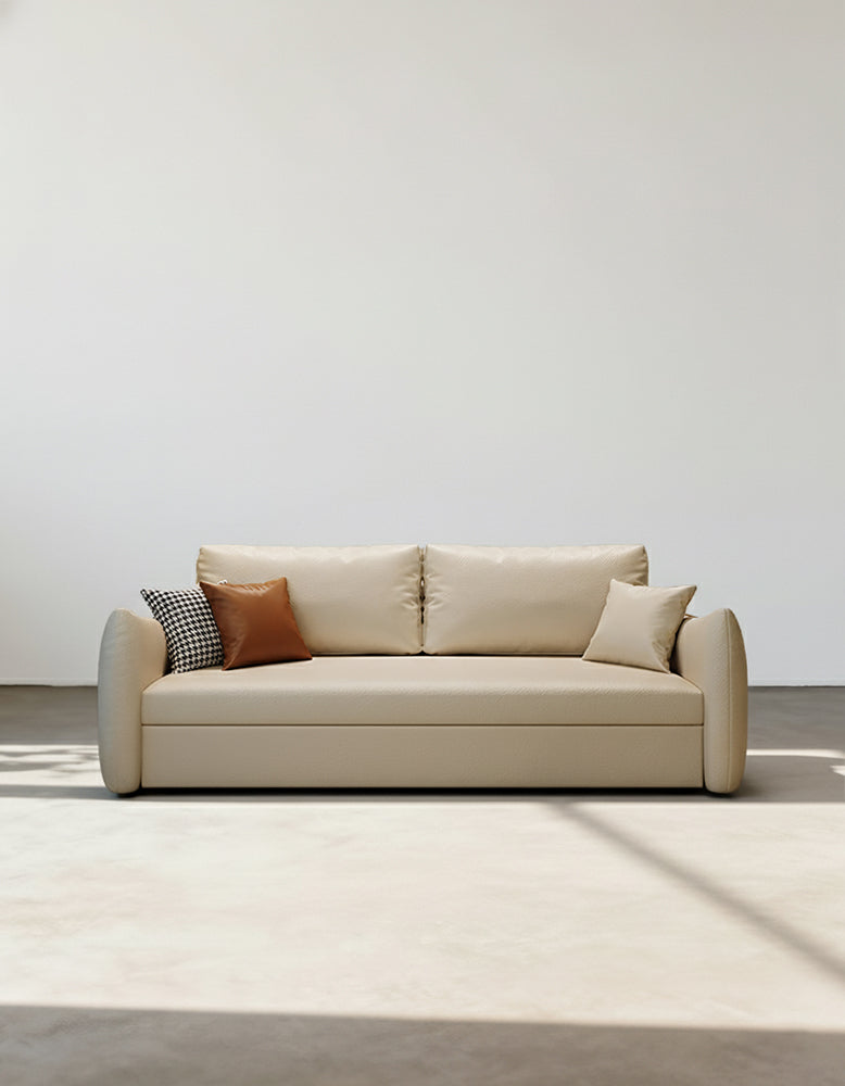 Tanak Two Seater Sofa Bed, Leathaire, More Colours