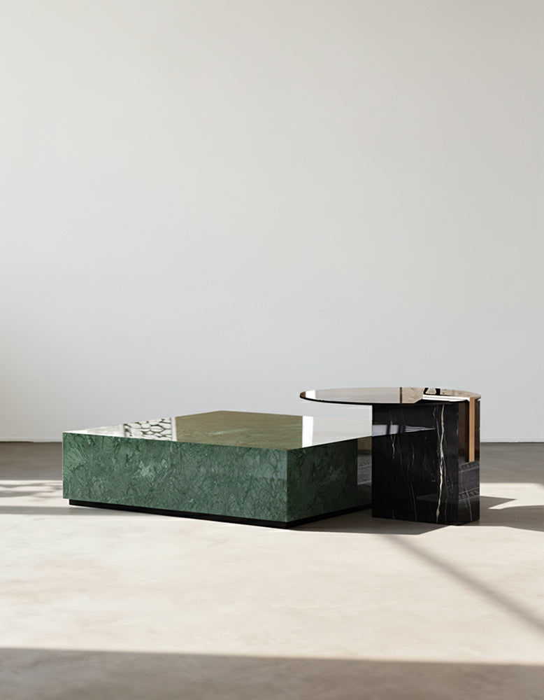 Aberdeen Coffee Table Set, Marble