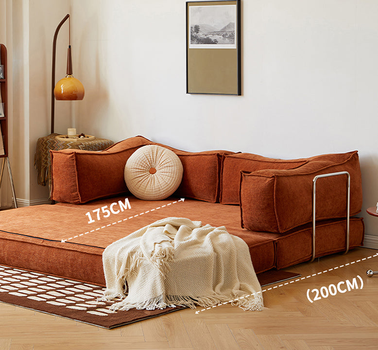 Garcia Foldable Lazy Sofa Bed For Lounging, Corduroy