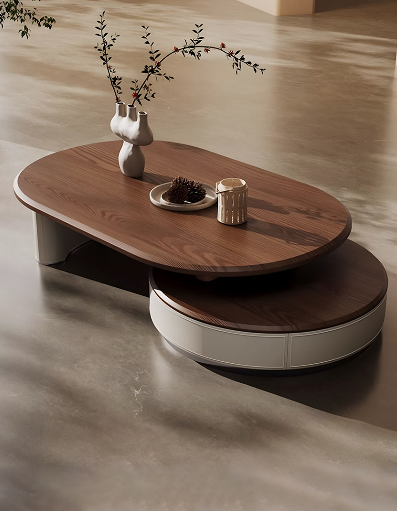 Samara Extendable Coffee Table, Solid Wood