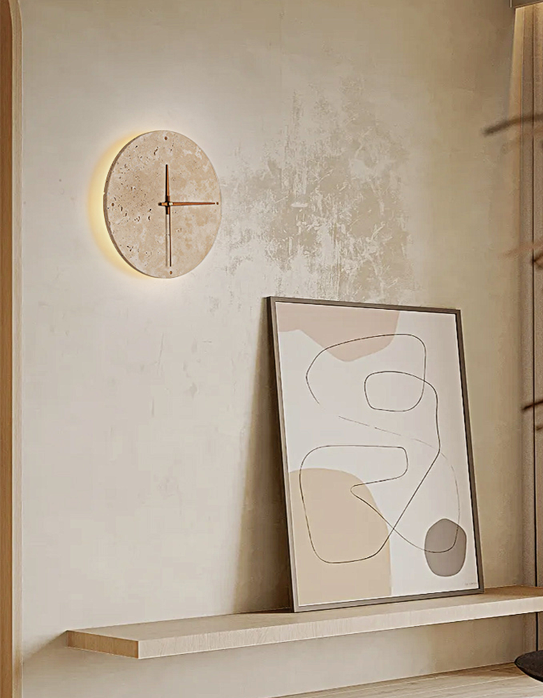 Nala Silent Clock, Stone