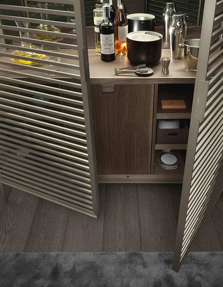 O'Sullivan Wine Sideboard, Wine Storage With Two Doors