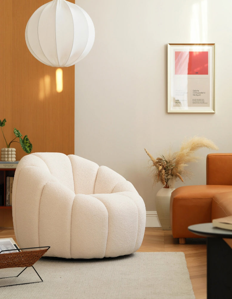 Sweeney Round Side Table, Travertine