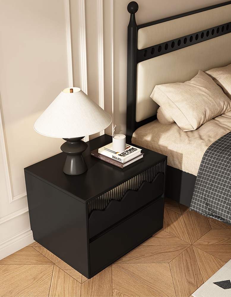 Daphne Bedside Table, Wood