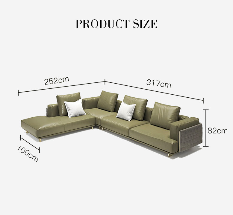 Ortiz Two Seater, Three Seater Sofa, With Storage, Real Leather