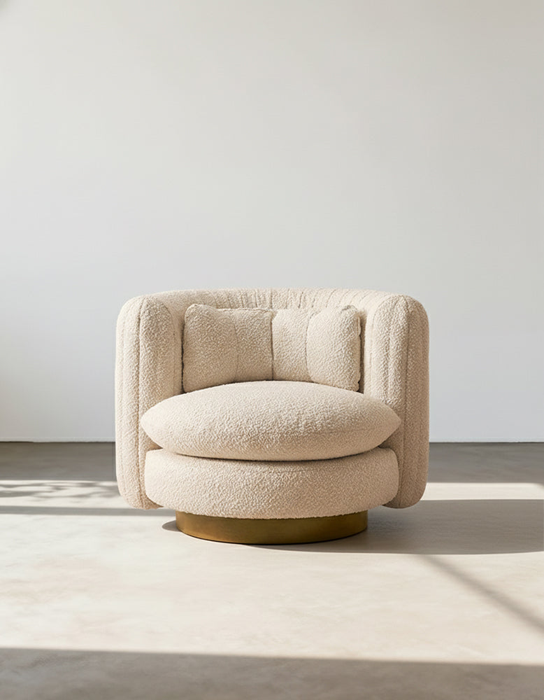 Dino Armchair, With Swivel Base