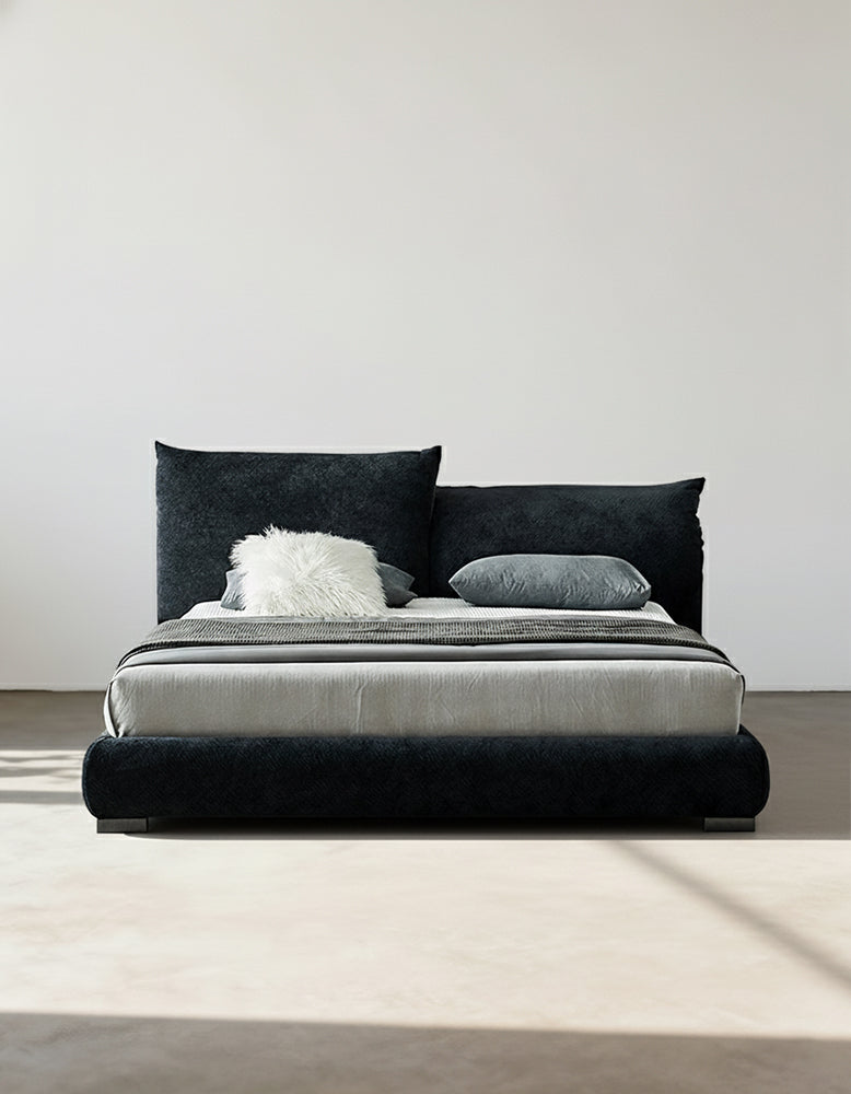 Zuri King Size And Super King Size Bed, Corduroy