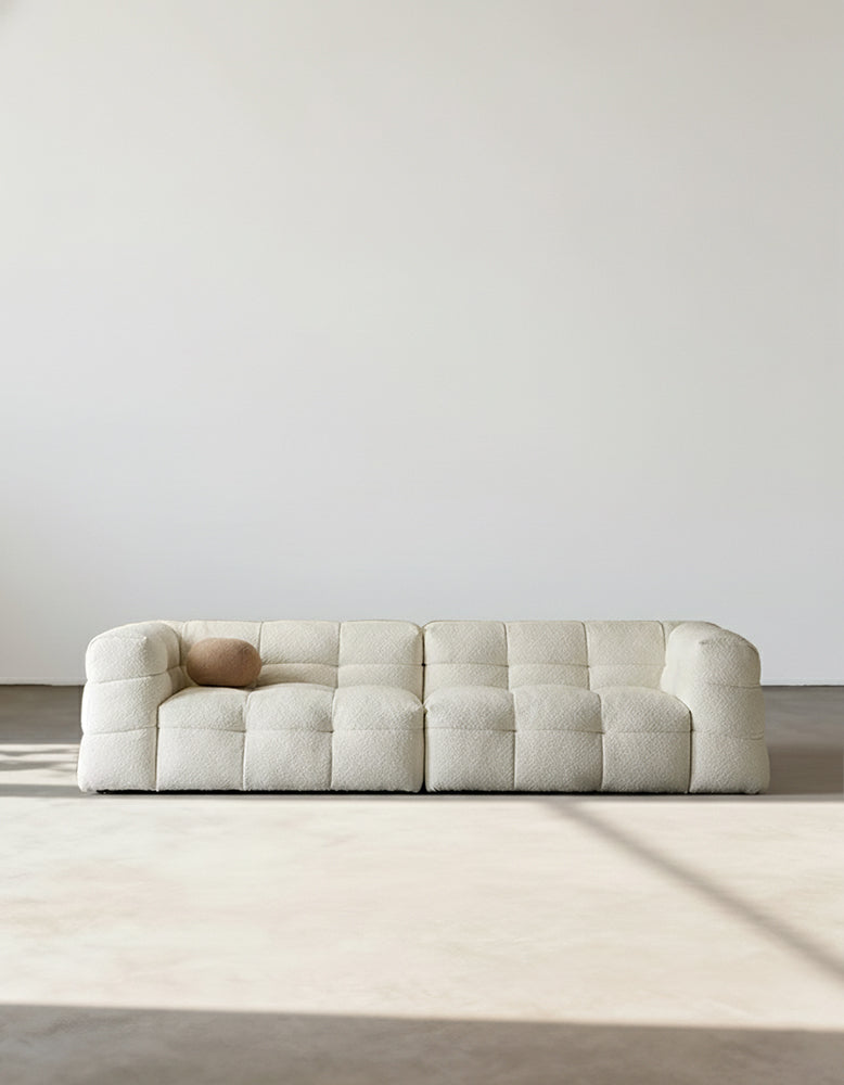 Ikaros Three Seater / Four Seater Cloud Sofa, Boucle