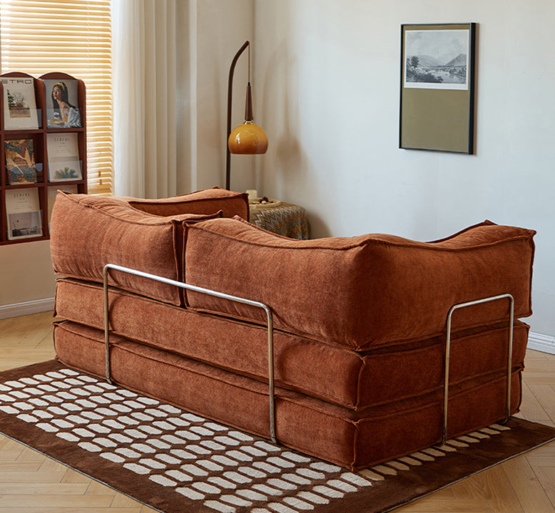 Garcia Foldable Lazy Sofa Bed For Lounging, Corduroy