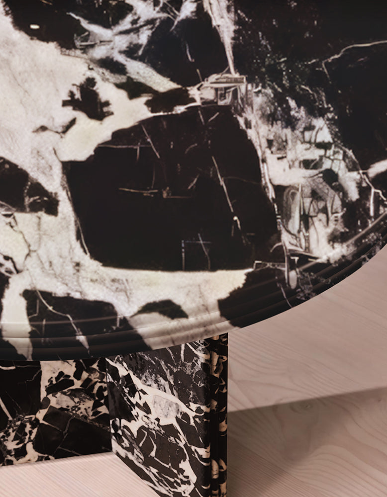 Rosaline Marble Dining Table, Oval