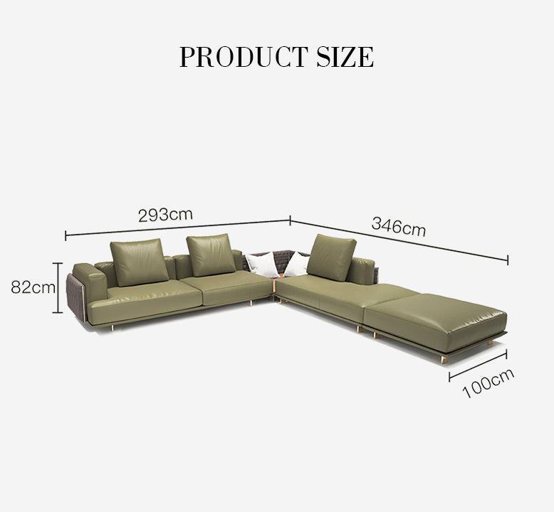 Ortiz Two Seater, Three Seater Sofa, With Storage, Real Leather