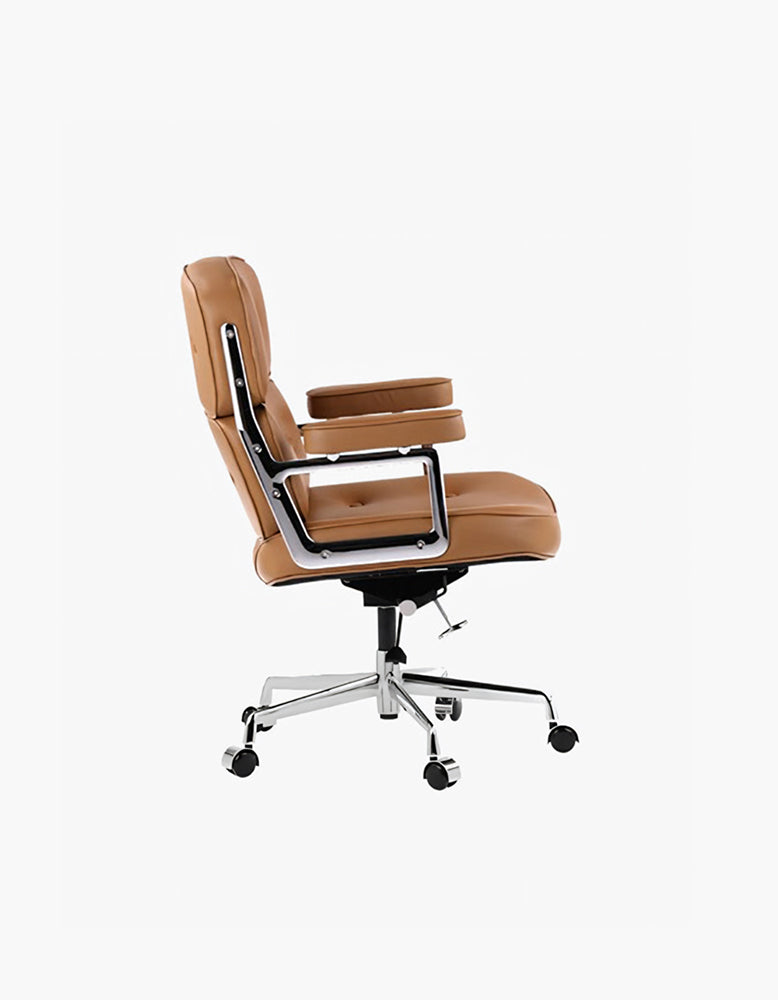 Classic LO8 Executive Office Chair - Tan Brown Leather