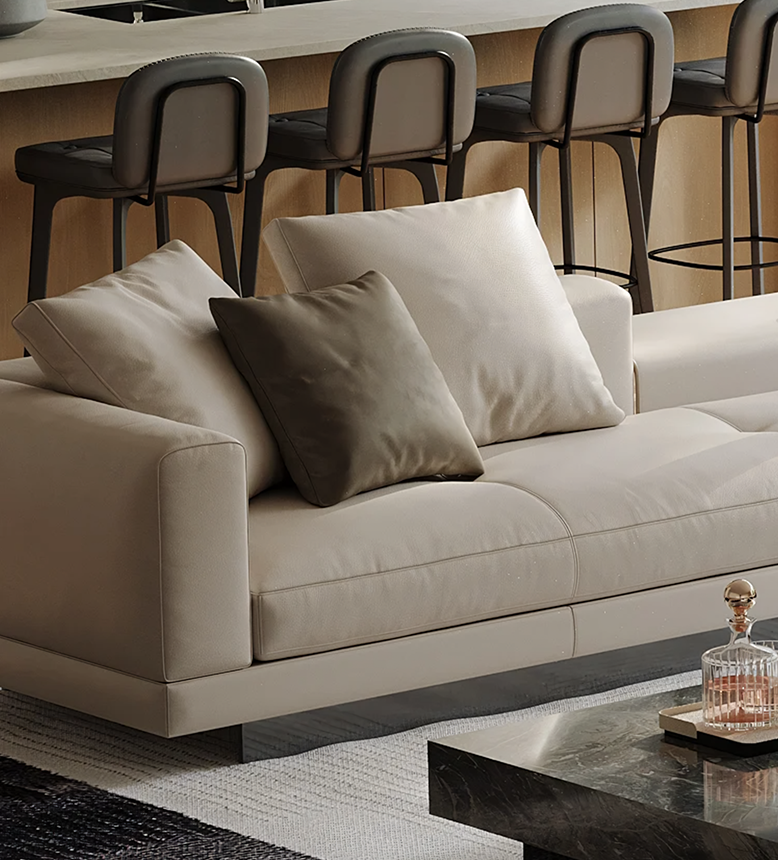 Ndiaye Corner Sofa, L Shape Sofa With Storage, Modular Sofa