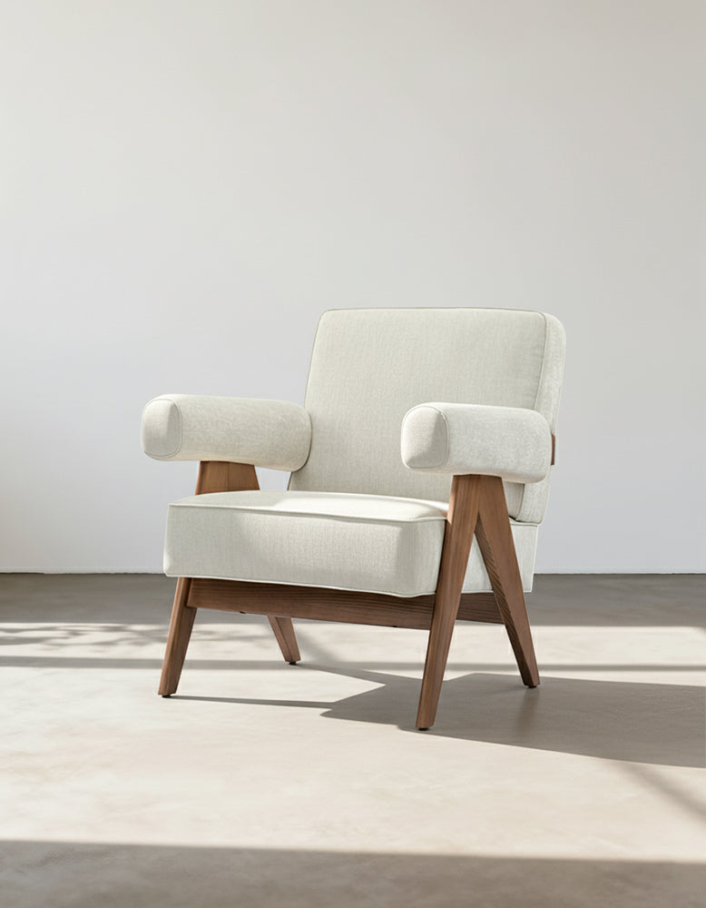 Pierre. J Capitol Complex Armchair Cotton Linen