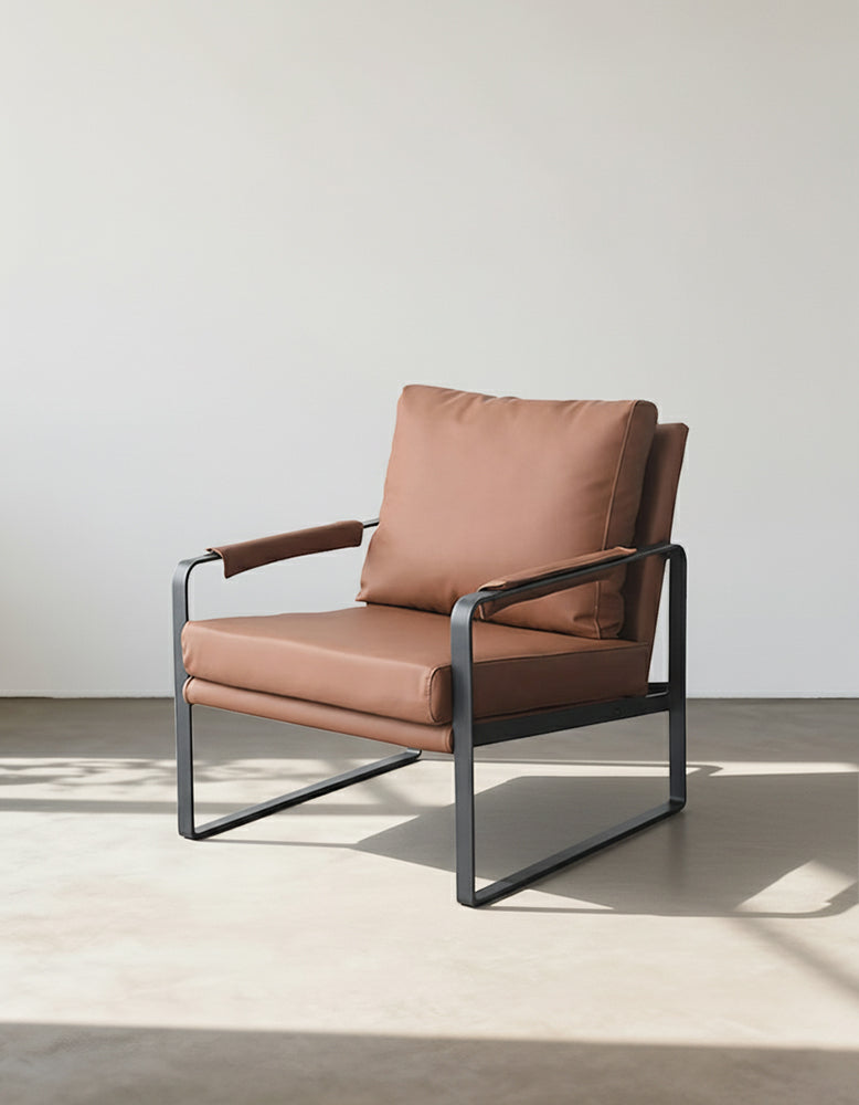 Classic TR58 Armchair, Brown/ Black