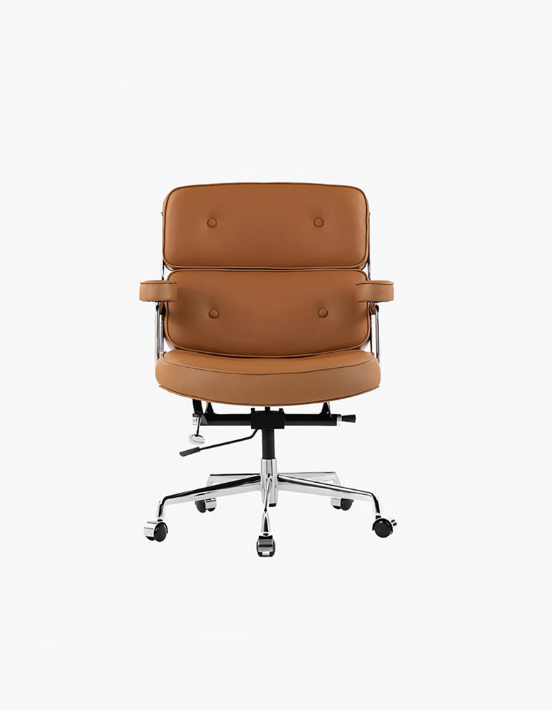 Classic LO8 Executive Office Chair - Tan Brown Leather