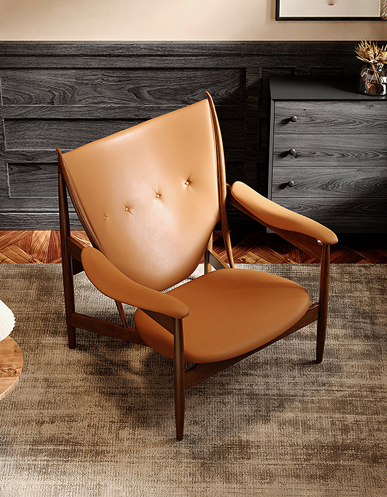 Zelenko Lounge Chair, Leather Armchair