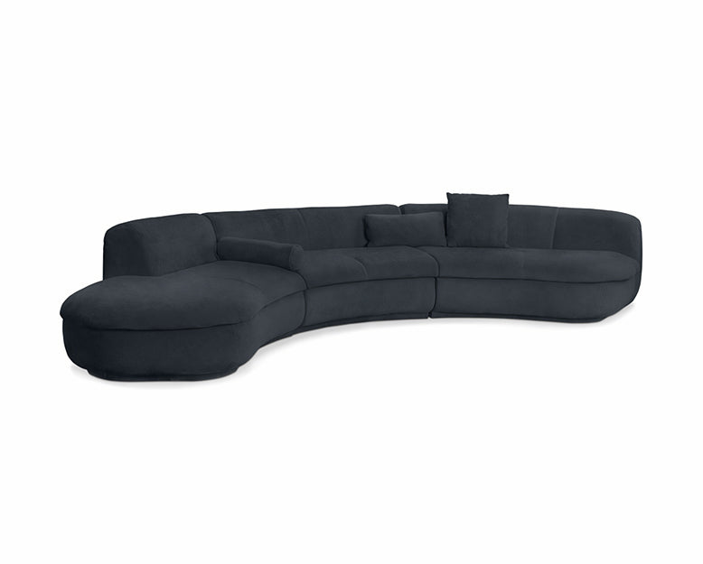 Nakamura Curved Sofa, C Shape Sofa