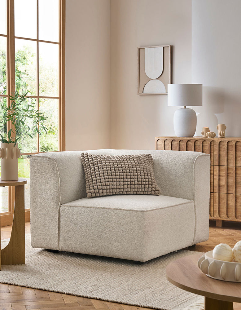 Van Dyke Modular Sofa, Three Seater Corner Sofa