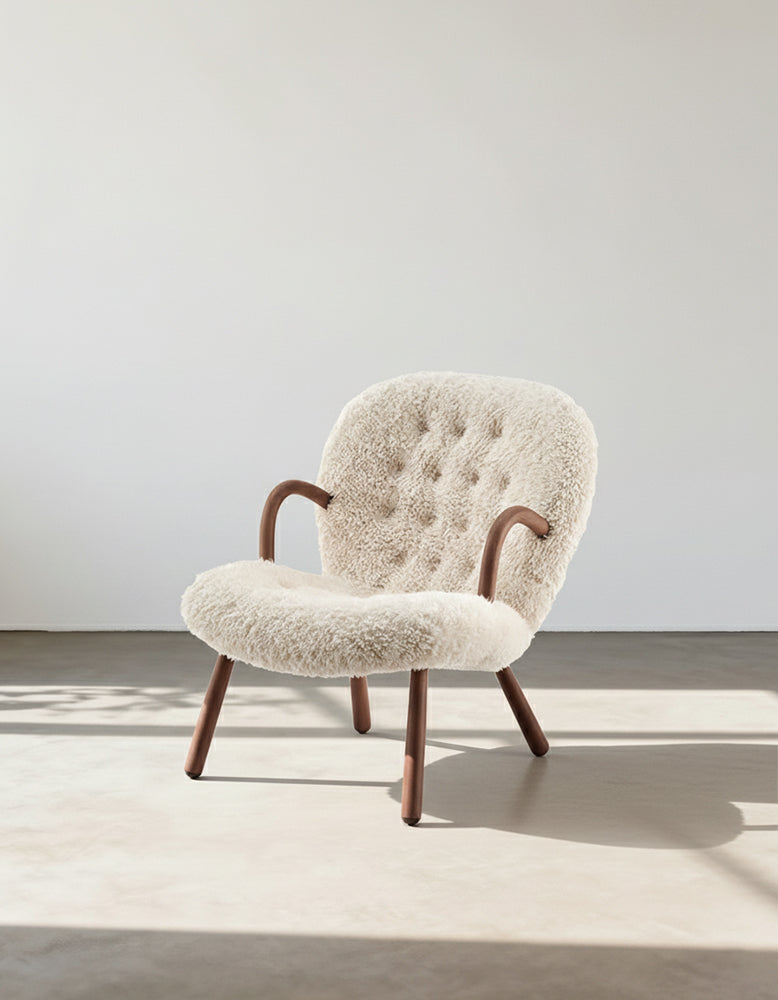 Arctander Clam Armchair Sheepskin, Long Hair