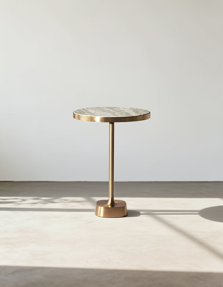 Bozkurt Side Table, Marble