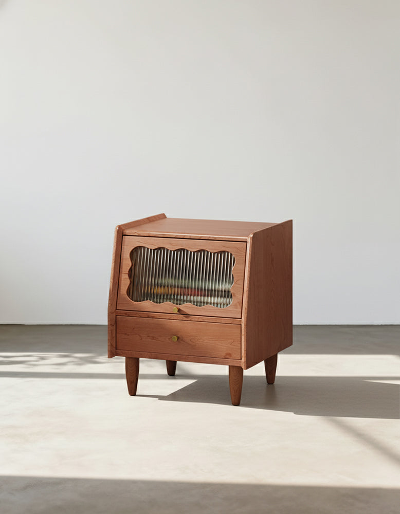 Devin Bedside Table, Solid Wood