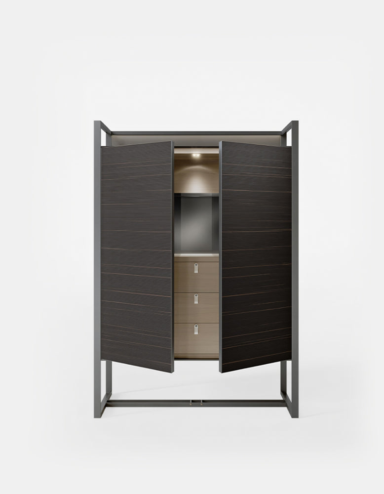 Nouri Sideboard, Wine Storage With Two Doors