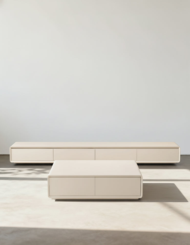 Addie TV Stand, Cream